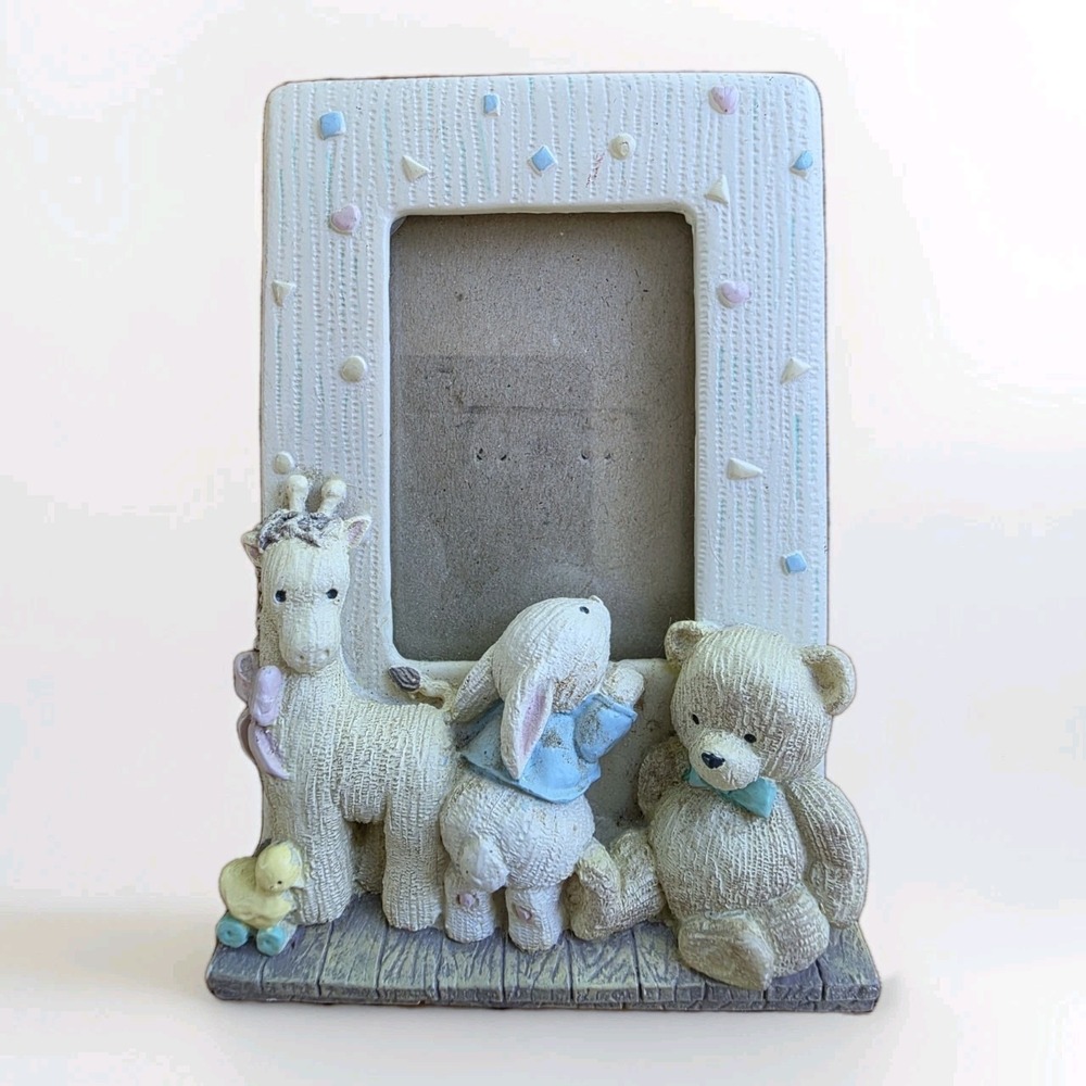 Vintage Burnes of Boston Photo Picture Frame 6"x4" Nursery Baby Gift